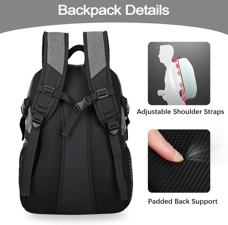 LARIPOP Basketball Bag,Basketball Backpack with Shoe Compartment and Ball Holder,Sport Bags for Soccer,Volleyball,Gym,Travel - Image 5